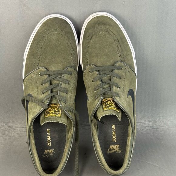 Nike SB Zoom Stefan Janoski Legion Green White Black men’s athletic shoes sz 13 - Picture 6 of 8